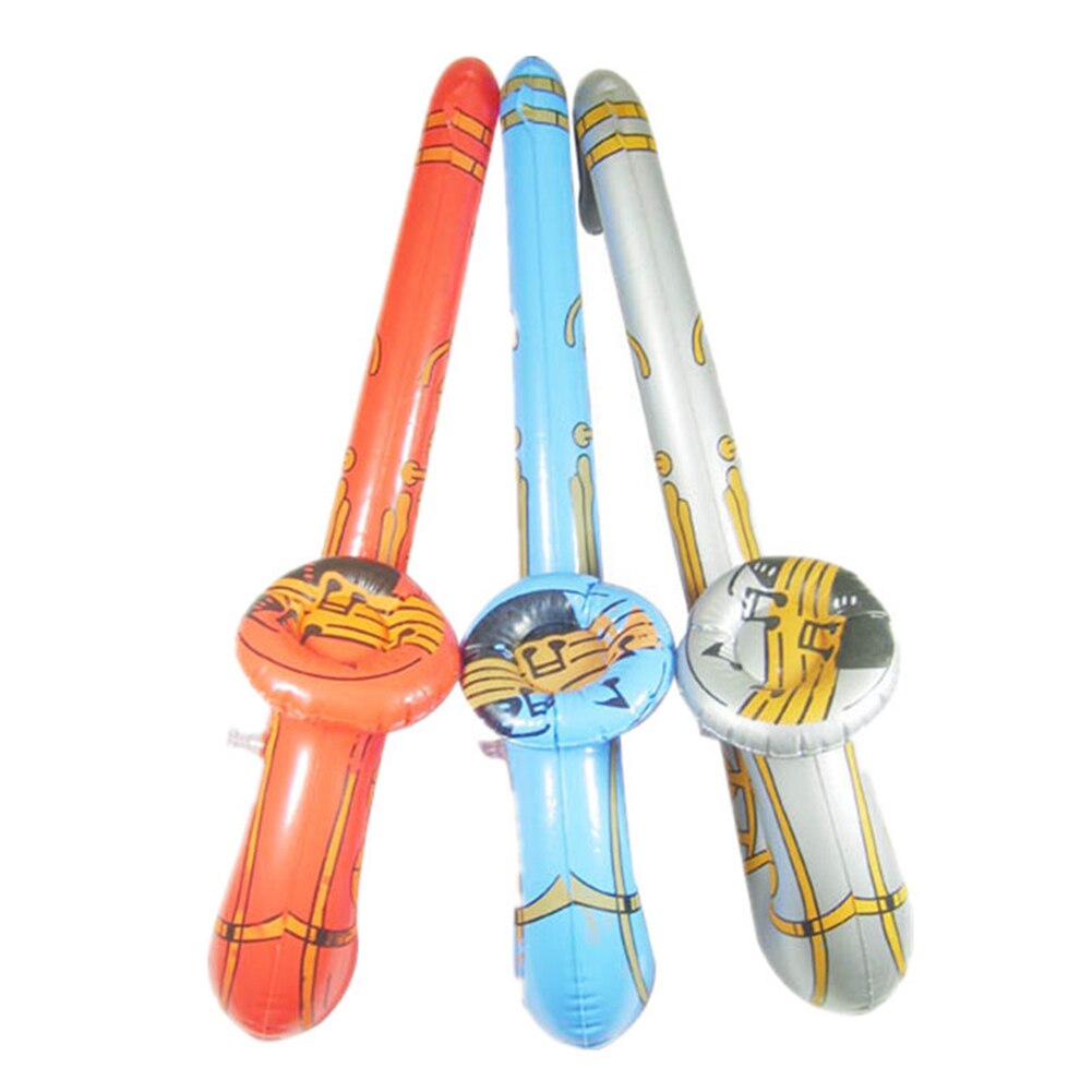 Random Color 1Piece 70cm Fun Inflatable Blow Up Rock&Roll Saxophone Disco Party Music Toy LXY9