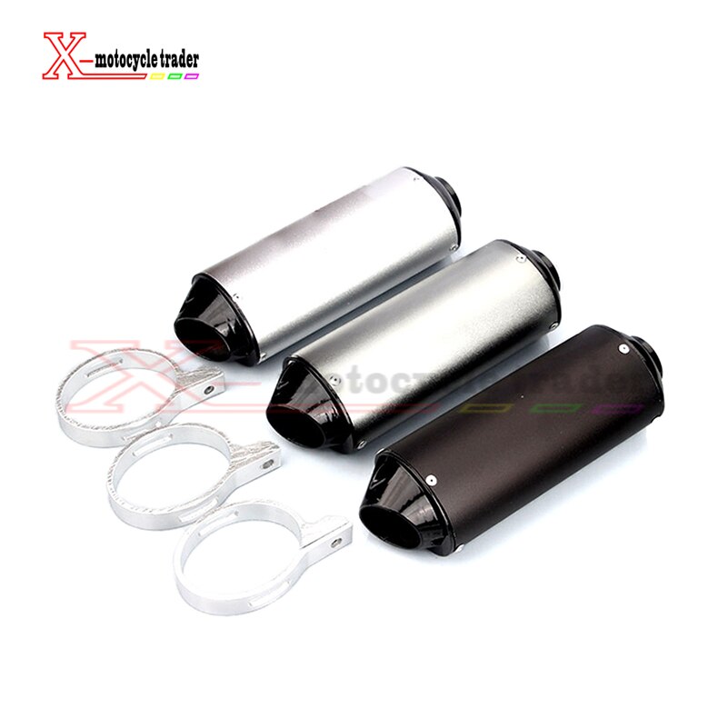 28mm 38mm motorsykkel eksospotterør for 125cc 150cc 160cc dirt pit bike for honda kawasaki yamaha atv utv baja orv