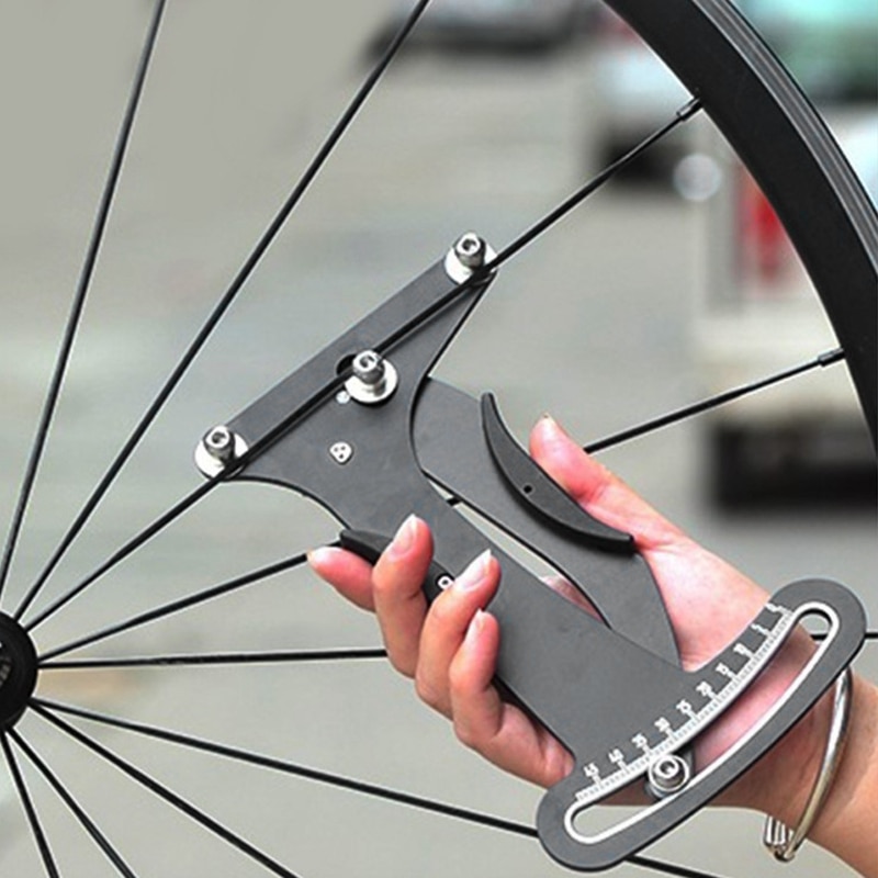 Cykelkorrektionsværktøj spændingsmåler wirehjulsæt mountainbikefælgjustering aluminiumslegeringsspænding: Default Title