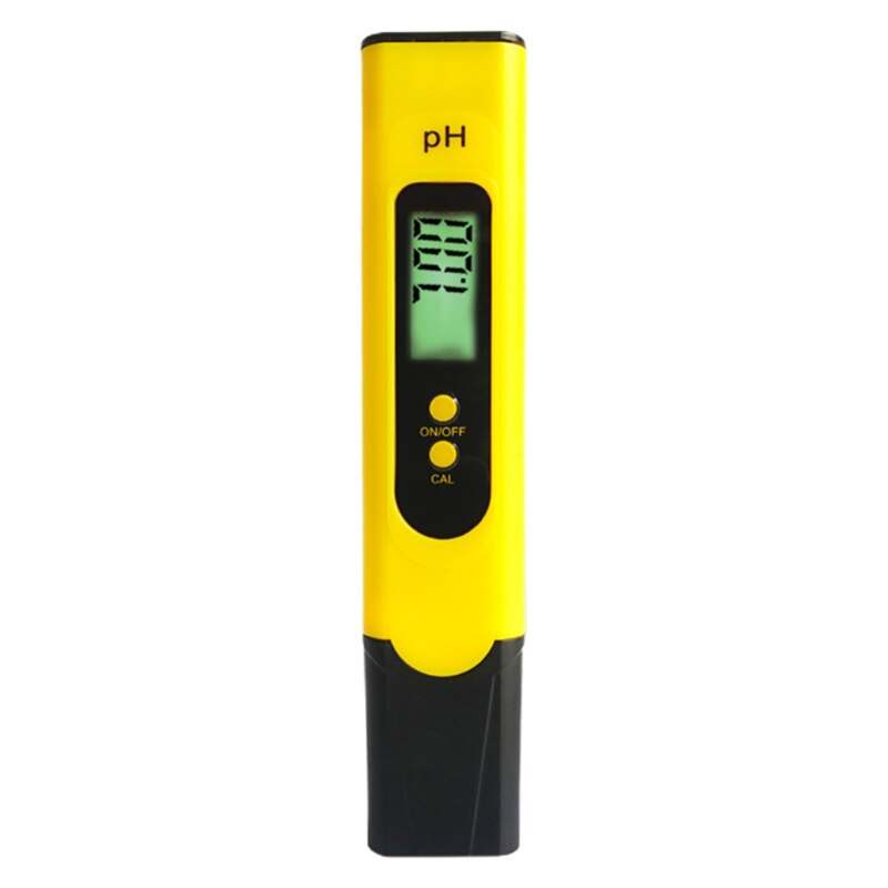 Digital PH Meter Pocket Size PH Meter 0.01 High Accuracy Resolution Water Tester with ATC 0-14 pH Measurement: YELLOW