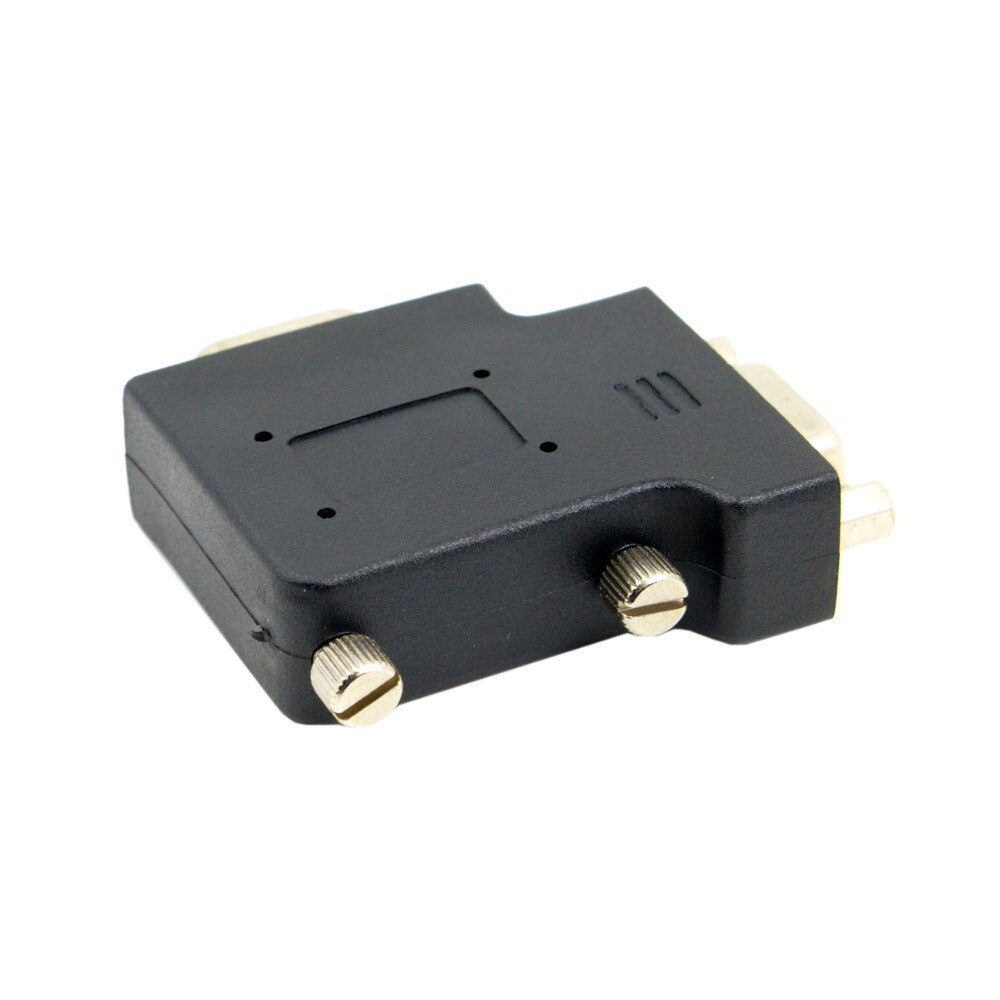 Cablecc VGA SVGA Vertical Flat Right Angled 90 Degree Male To Female Extension Adapter