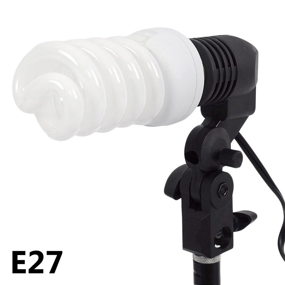 Photo Bulb Holder Studio Video Light EU Plug Photographic Reinforced nylon Easy set up