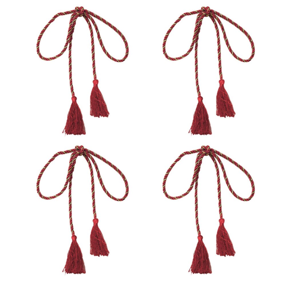 4 stk luksus gardin bindebånd spænde hængende kugle binde tilbage stropper holdere tilbehør børste binde stropper spænde indretning