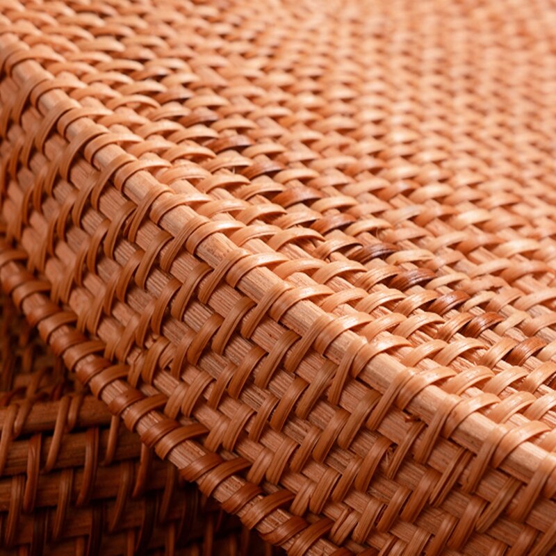 Opbergmand handgevlochten rotan bruin ovaal in oude tradities fruit brood snack opbergmand keuken huishoudelijke artikelen