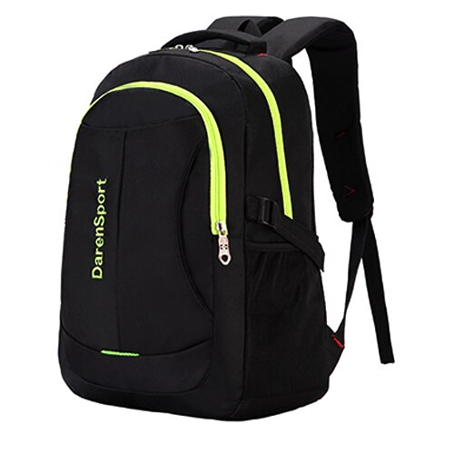 Large Capacity Teen Backpack for Men Black Teenager Schoolbag backpack Junior High School Students Back Pack Male Bagpack: Fluorescent green