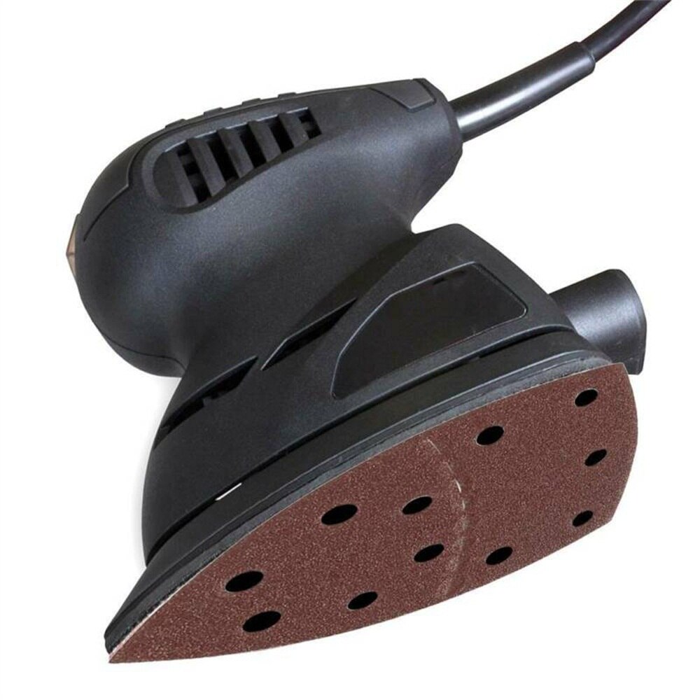 10 Stuks Voor Bosch Psm 100A Aluminium Oxide Muis Schuren Lakens Vlakschuurmachine Detail Palm Pads Schijven Schuurpapier Schuurpapier