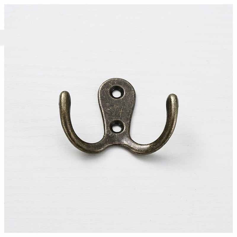 1PC Antique Hooks Small Wall Hanger Buckle Horn Lock Clasp Hook Hasp Latch For Wooden Jewelry Box Furniture Hardware