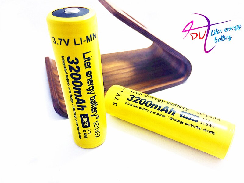 Litro di energia della batteria 5 PCS 100% Nuovo Originale NCR18650B 3.7V 3200MAH 18650 Li-Ion batteria Ricaricabile per tablet pc pollici