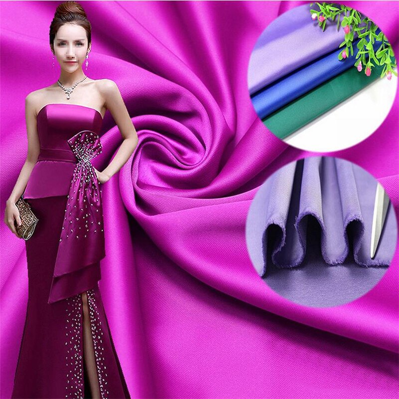 Heavy Thick Polyester Spandex Stretch Matte Satin ... – Grandado