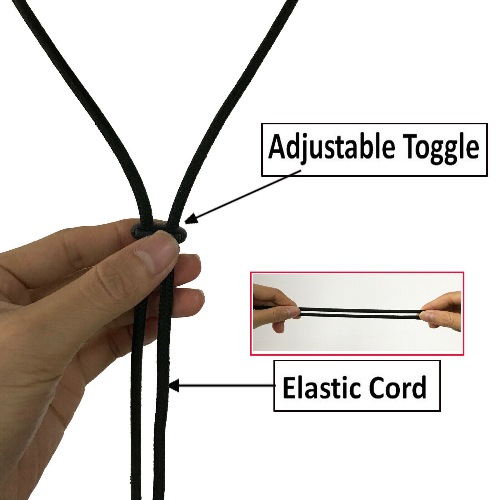 Official Chin Cord Strap with Adjustable Toggle CHIN-STRAP Hat Chinstrap for Hat