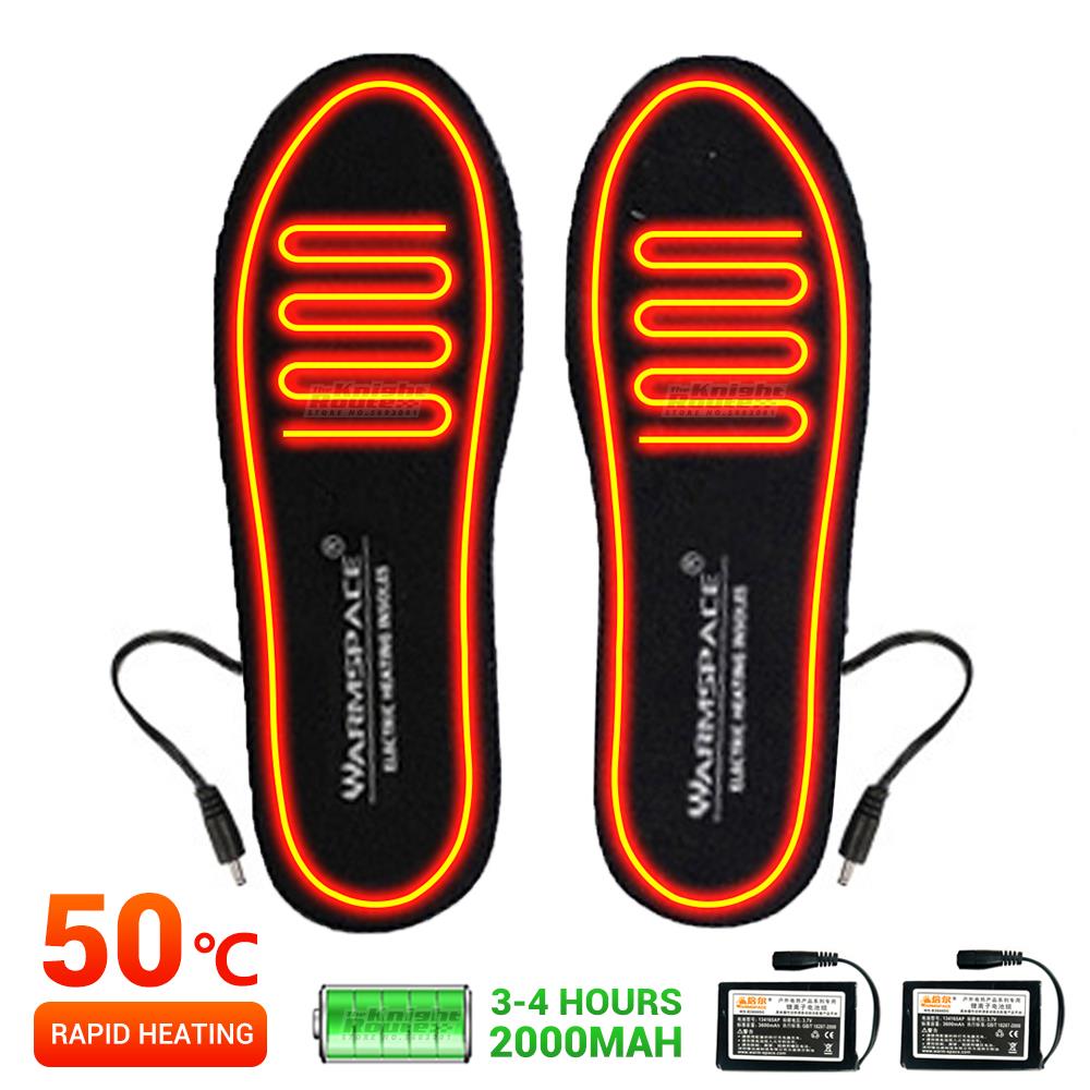 Cycling Shoes Electric Heating Insoles Thermal Mtb Men Mountain Bike Shoes Battery Powered Washable Bicycle Shoes Sneakers