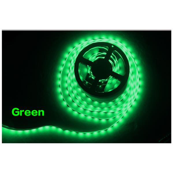 RGB strip Led Light Strips RGB Led Tape/Lint SMD3528 Led Strips Bar 12V strip No-Waterdicht 5 M/roll Led Kerstverlichting: GREEN  no  waterproo
