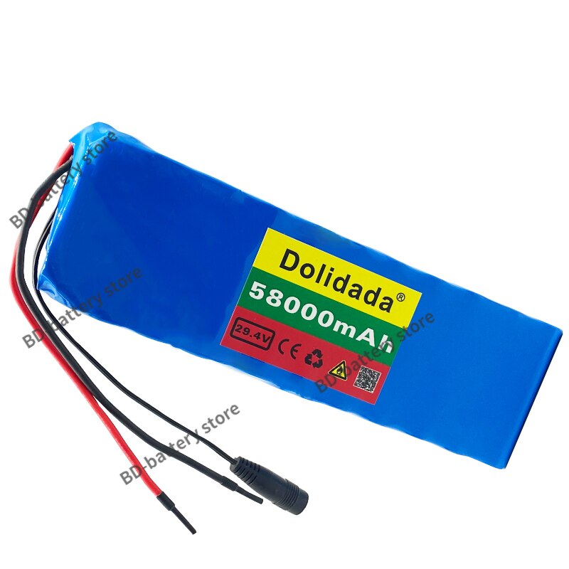 24V 58Ah 7s 3p 18650 batterie lithium-batterie 24v 58000mAh elektrische fahrrad moped elektrische lithium-ionen akku + Ladegerät