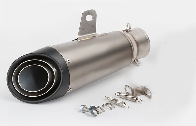 51mm 60mm Universal Motorcycle Exhaust Muffler Steel Pipe escape moto FOR gp project with DB killer gsxr 750 CBR10000 Z1000