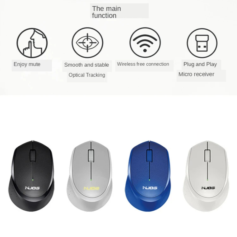 2.4G Draadloze Mute M330 Muis Computer Optische Draadloze Muis Home Office Mini Mouse 1000Dpi Voor Pc Laptop