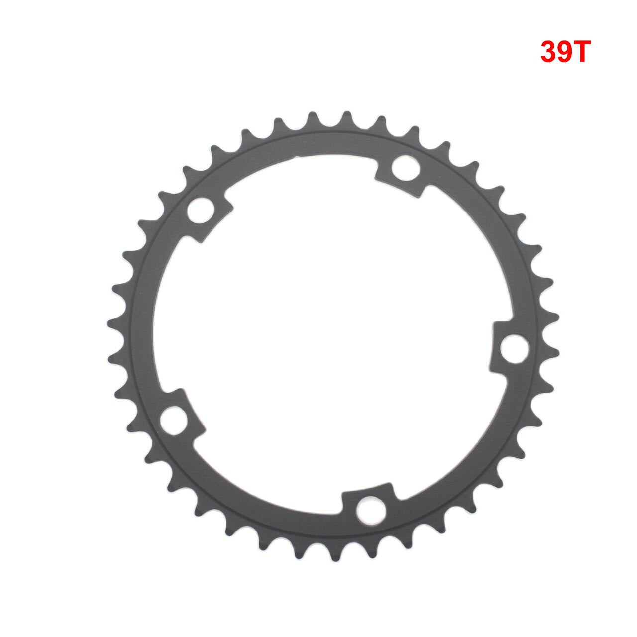 BCD130 39T 44T 48T 53T Fixed Gear Bike Single Folding Bike Chainring Road Bicycle Chain Wheel Bicycle Bike Parts Accessories: WHITE