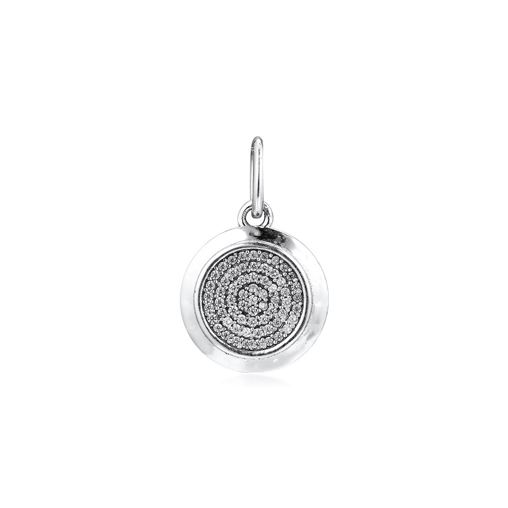 Collier rond 925 bijoux en argent Sterling Signature clair Cz lien chaîne colliers pour femmes N016