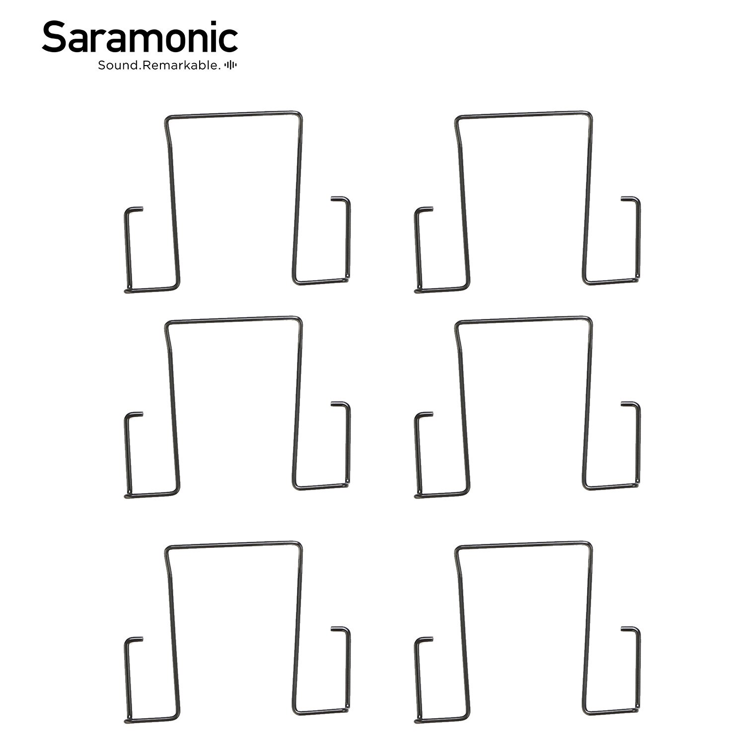 Saramonic Cintura Pinze Bodypack Microfono Monti, Antenne e Dadi per il Sistema di UWMIC9