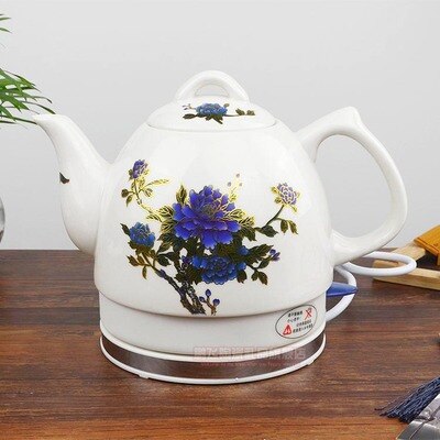 Keramik elektrische wasserkocher wasserkocher porzellan blau und weiß porzellan schaum teekanne täglichen Kung-Fu teekanne keramik wasserkocher: Purpurrot