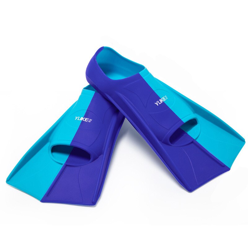 Silicone Scuba Diving Fins For Men Women Kids Swimming Surf Beach Water Fins Flippers Scuba Diving Adults Shoes: blue / M