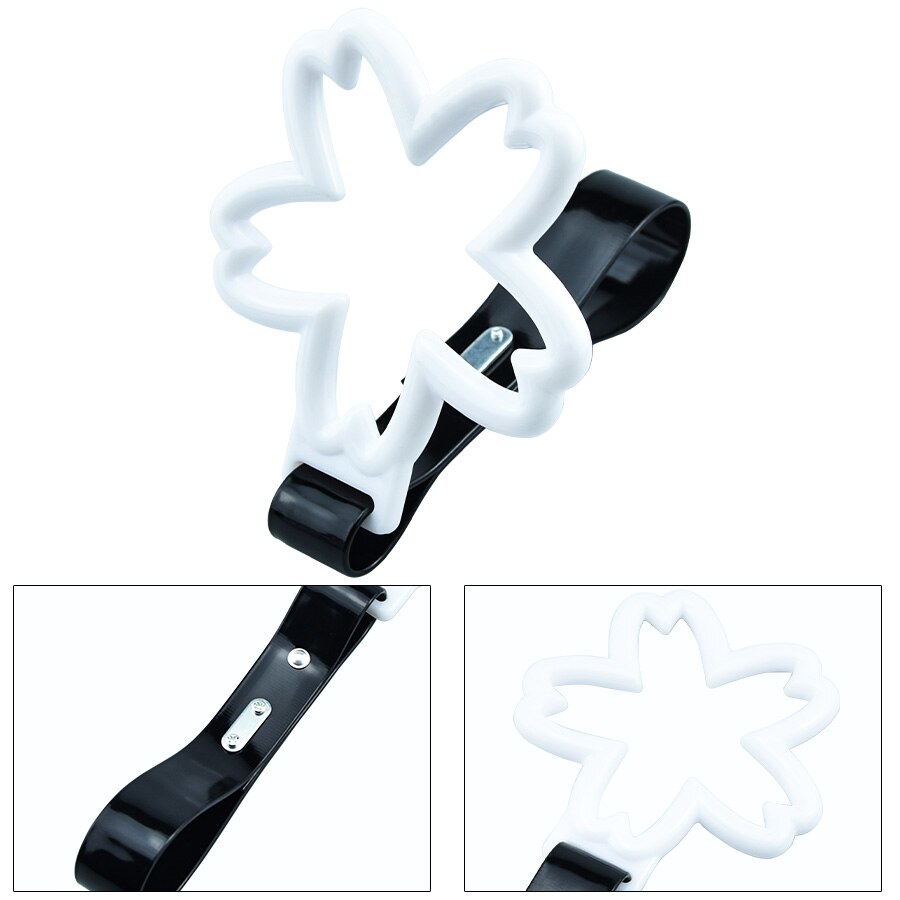 JDM Drift Accessories Tsurikawa Ring Train Bus Car Subway Handle Hand Strap: White-B