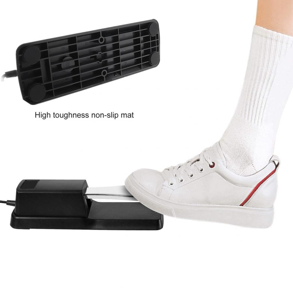 Universal Electronic Organ Piano Keyboard Sustain Pedal Chrome Plated Damper Pedal Musical Instruments with Plastic Shell