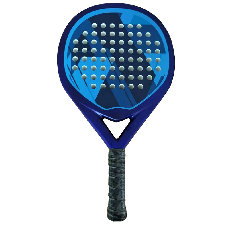 1 Stuk Carbon Strand Tennisracket Professionele Padel Paddle Racket Met Gratis Tas Zacht Eva Gezicht