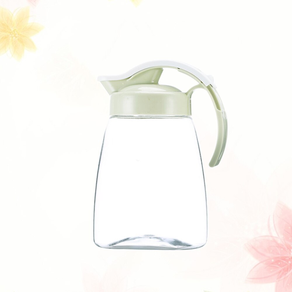 Getränke Lagerung Container Wärme Kälte Wasser Krug Kunststoff Saft Krug Haushalt Teekanne Wasserkocher-Größe L (Rosa): Grün