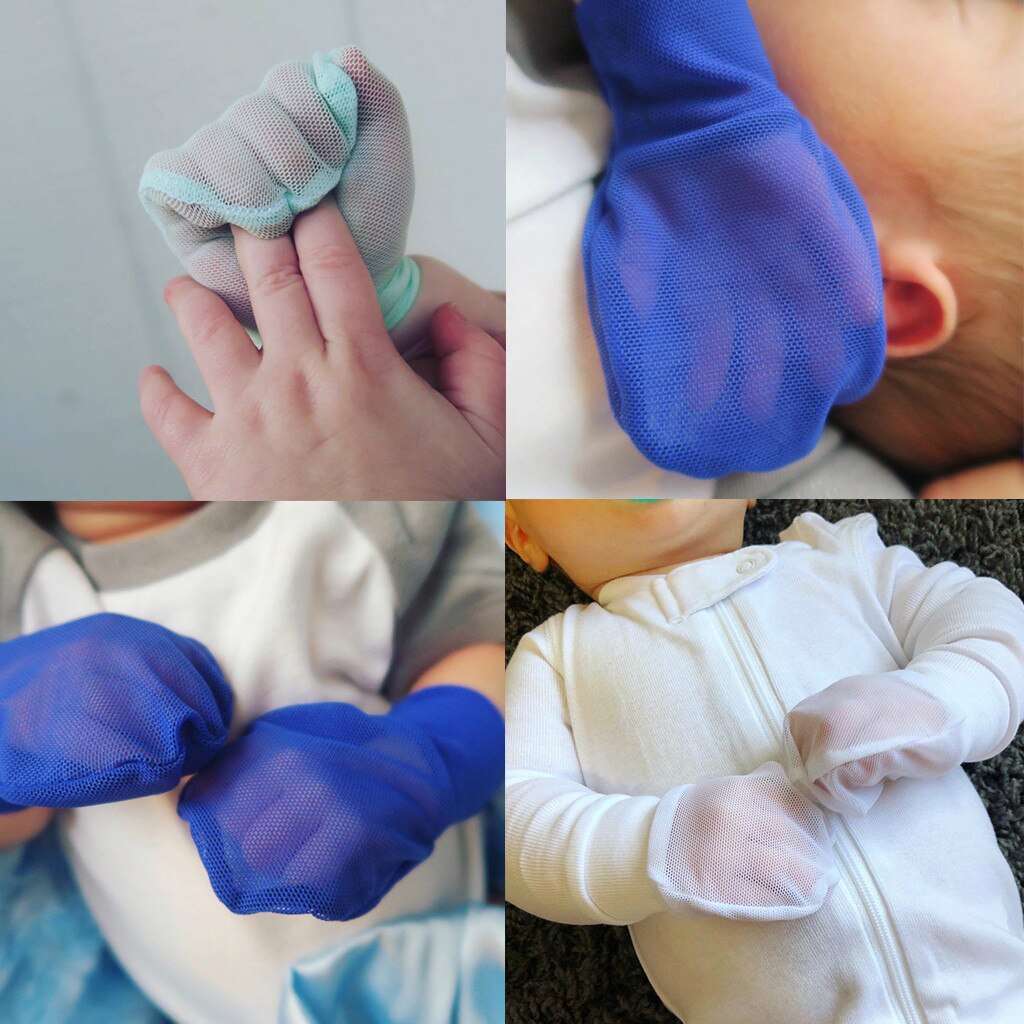 Pasgeboren Baby Handschoenen Noscratch Mesh Wanten Eczeem Wanten Baby Wanten Baby Mesh Handschoenen Baby Accessoires Pasgeboren Anti-Kras