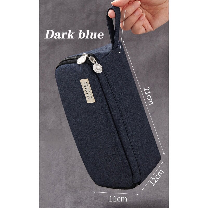 Exquisite Triangle Large Capacity Boys Pencil Case，School Pen Case Supplies Pencil Bag Pencils Pouch Stationery