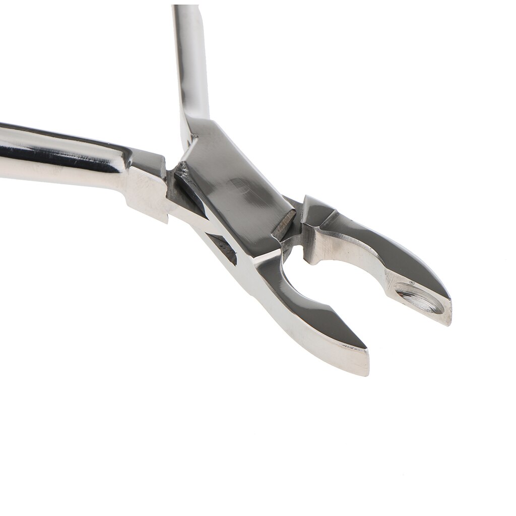 Stainless Steel Bead Ring Closing Plier Clamp Jewelry Forceps