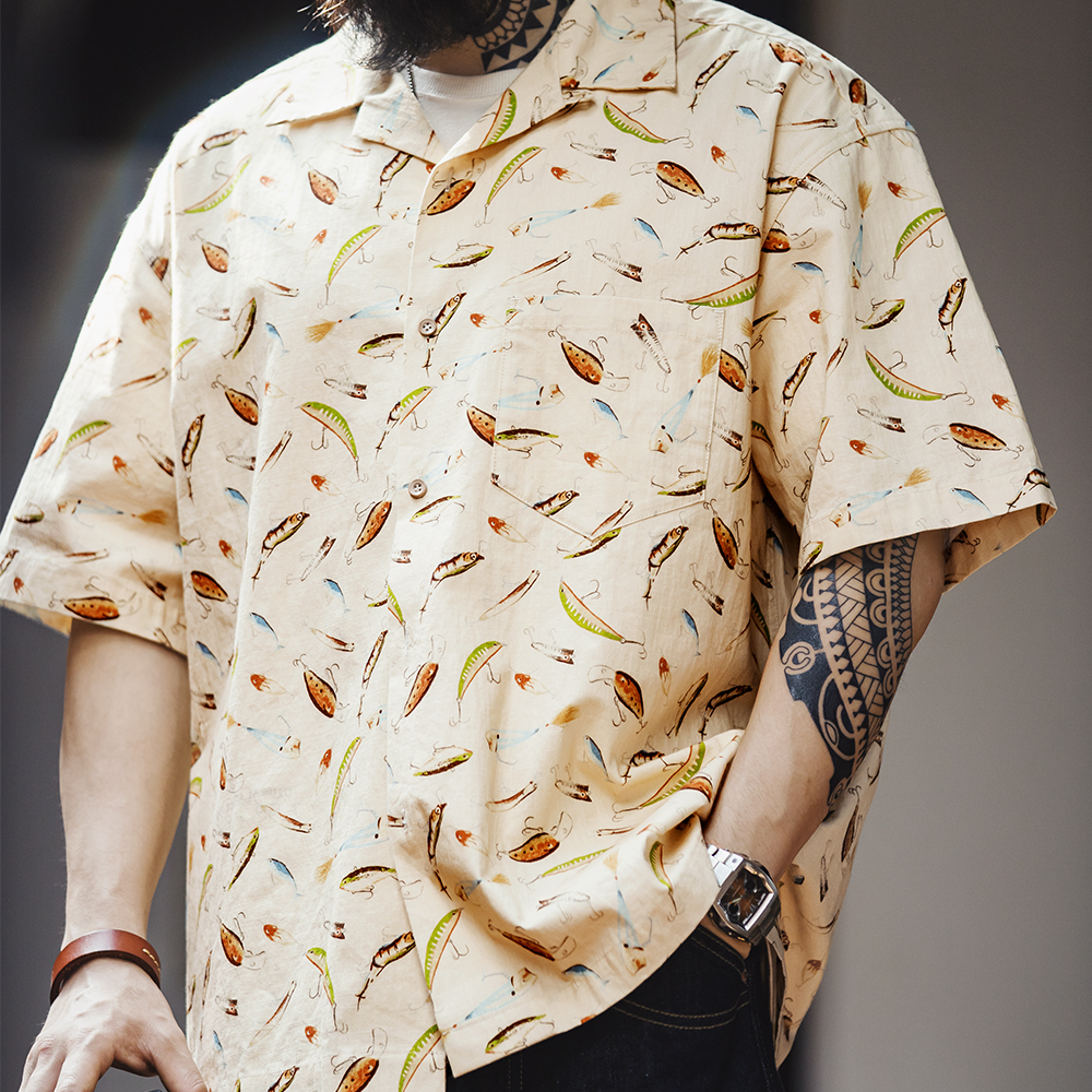 Camisas de manga corta pintadas Maden para hombres y mujeres, camisa de media manga con estampado Hawaiano de algodón, Tops casuales sueltos de verano, Unisex