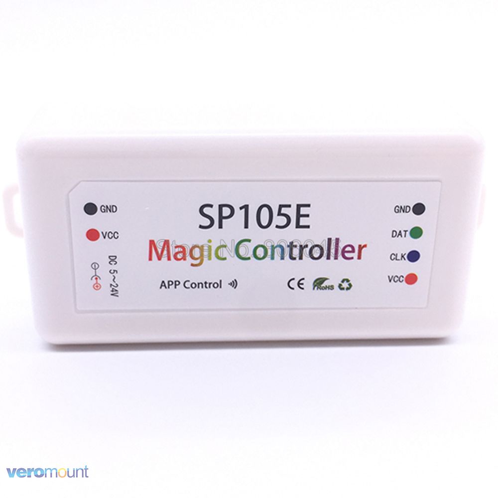 WS2812B WS2811 Led Controller SP105E Bluetooth App Control Apply for WS2812 WS2811 SK6812 RGBIC Led Lights DC5-24V Magic Color