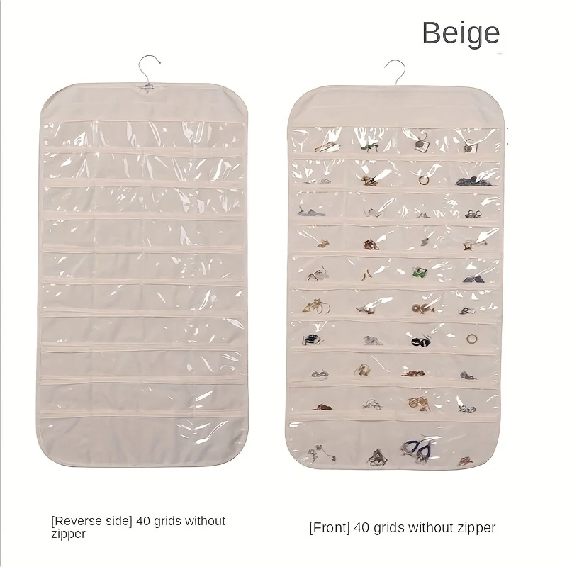 Wandhalterung Schmuckständer große Kapazität Schrank Schmuck Organizer Tasche hängen Mehrzweck-Aufbewahrung Haushaltsaufbewahrung Organisation: Grün