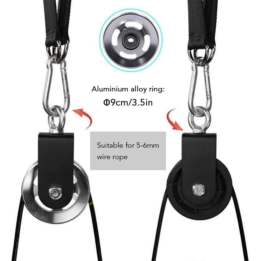Sistema de fixação da máquina do cabo da polia com o pino de carga atualizado super-silencioso equipamento de fitness do gym da polia da rotação de 360 graus