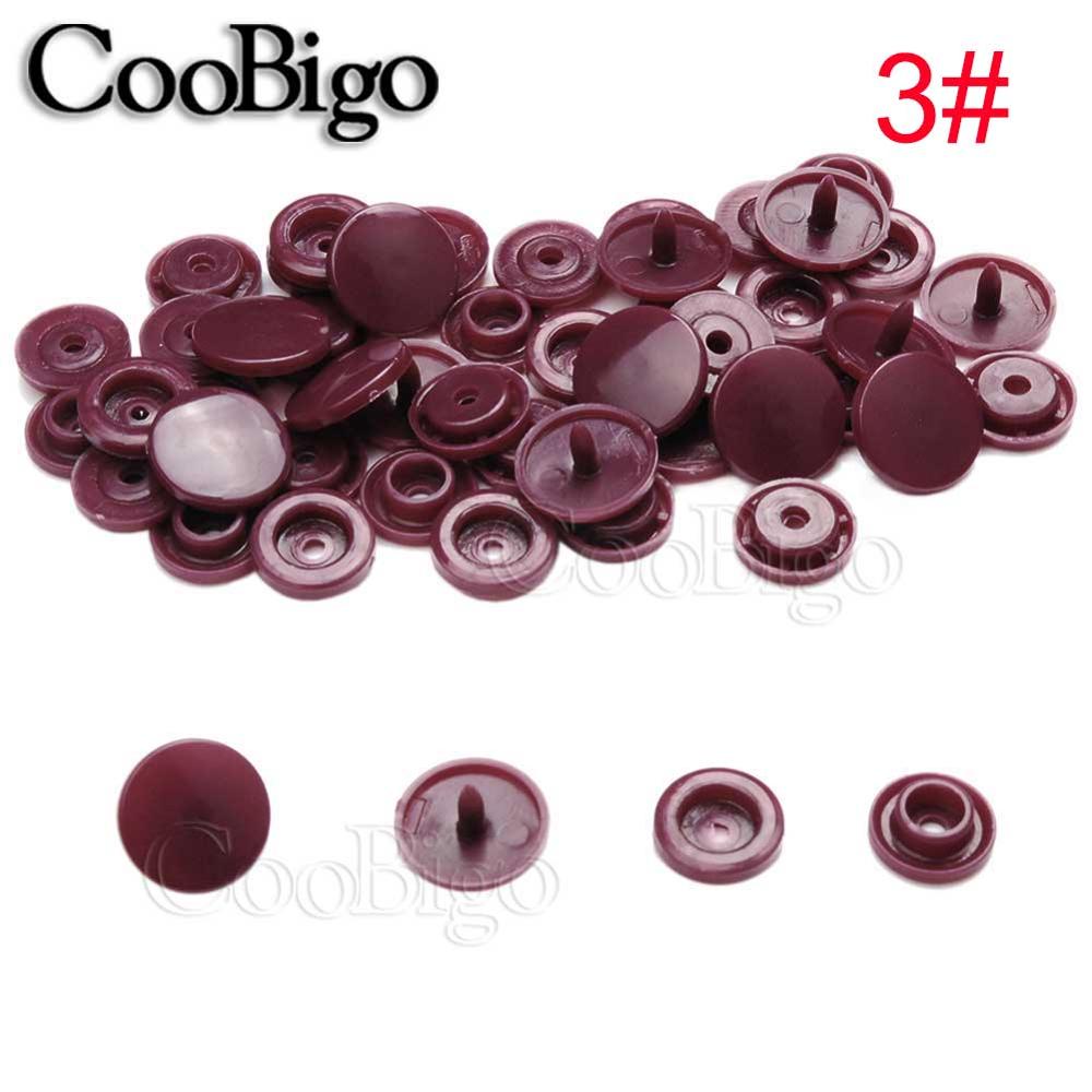 50Sets Round Plastic T5(12mm) Snaps Button Fasteners Quilt Cover Sheet Button Garment Accessories For Baby Clothes Clips: 3