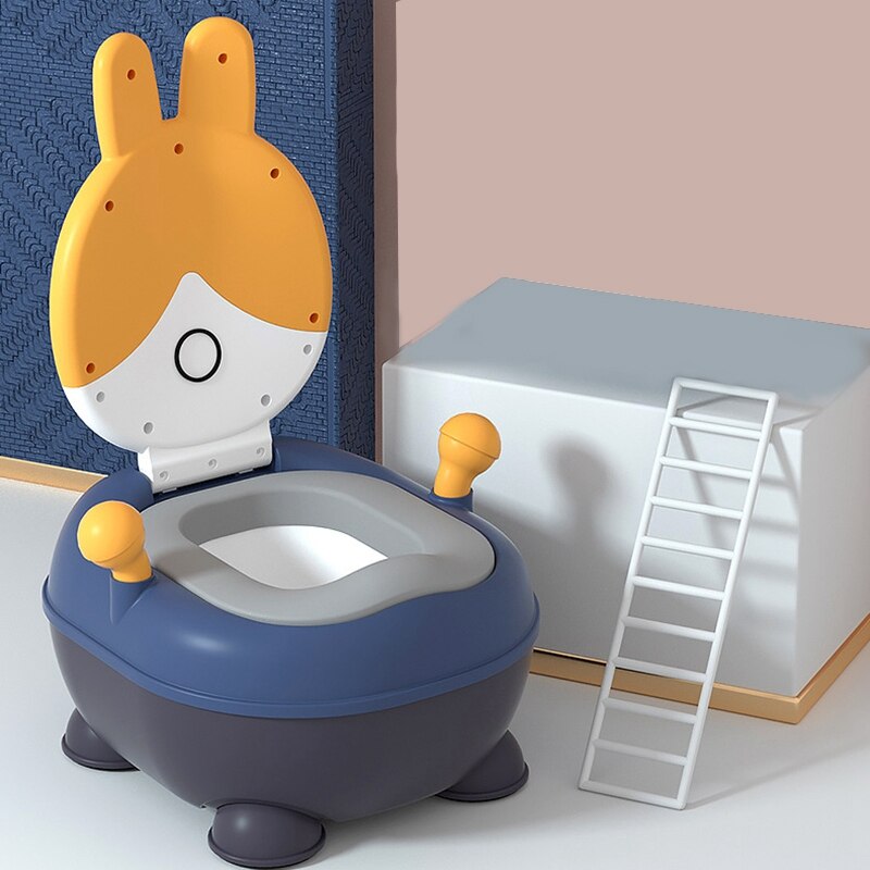 Baby Wc Mannelijke Pvc Baby Potje Vrouwelijke 1-6 Jaar Oud Cartoon Konijn Peuter Wc Potje Stoel Kids Wc training Seat