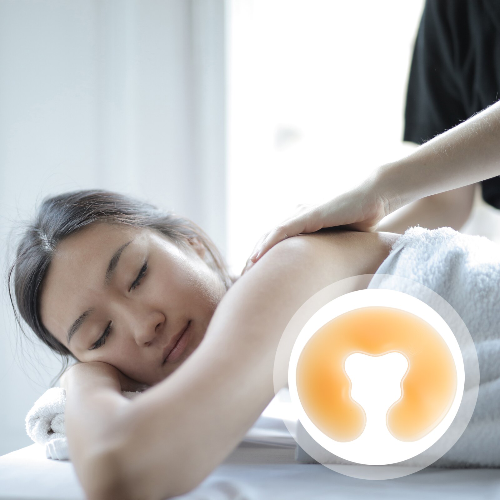 Siliconen Gezicht Down Kussen Gezicht Spa Kussen Body Relax Salon Kussen Pad