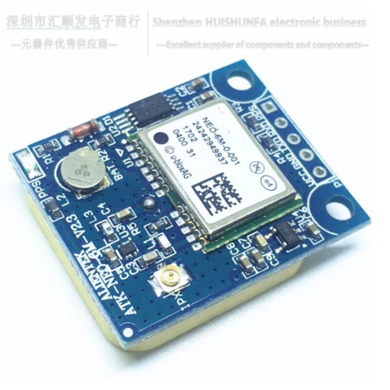 GPS module NEO-6M with EEPROM and ceramic integration