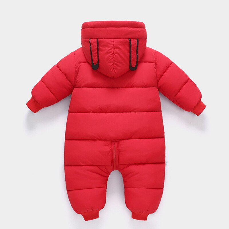 Winter Baby Jongens Meisjes Jas Kleding Pasgeboren Sneeuw Wear Overalls Warm Velet Hooded Down Parka Kleding Peuter Snowsuit Jumpsuit