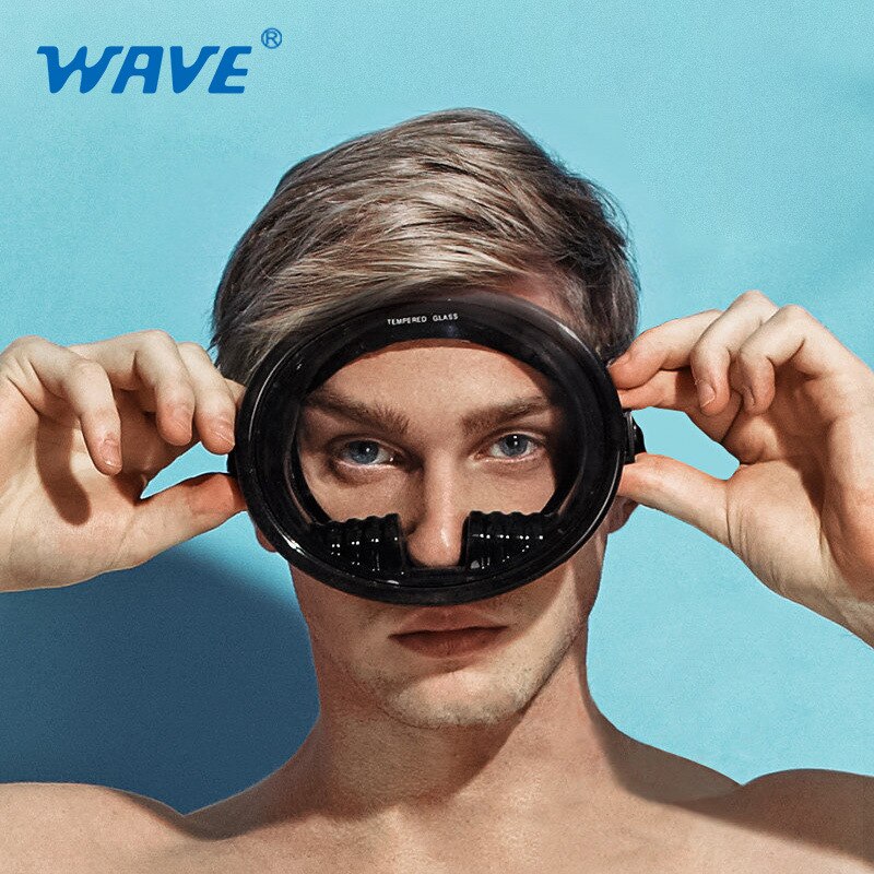 TaoBo Snorkeling Mask Snorkel Tube Set Diving Mask Underwater Scuba Swimming Glasses HD Non-polarized Diving Goggles Swimming