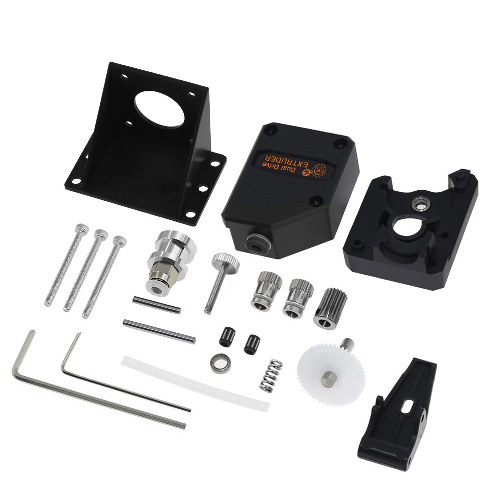 3D Printer MK8 Extruder Clone Dual Drive Extruder upgrade Bowden extruder 1.75mm filament for 3d printer CR10 Ender 3 pro Bluer