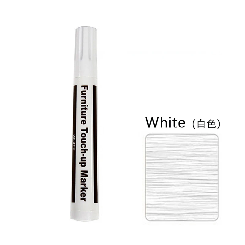 Kreative Möbel Reparatur Stifte berühren hoch Marker Füllstoff Stöcke Holz Kratzer Wiederherstellung Bausatz Patch Farbe Stifte Holz Verbund Reparatur: Weiß