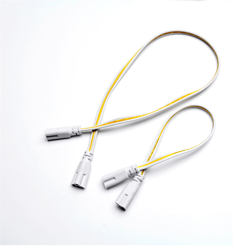 Connecteur de Tube LED T8, 3 broches, 50cm, 3 phases, T4 T5, éclairage Led, connexion de fil à Double extrémité, 30CM