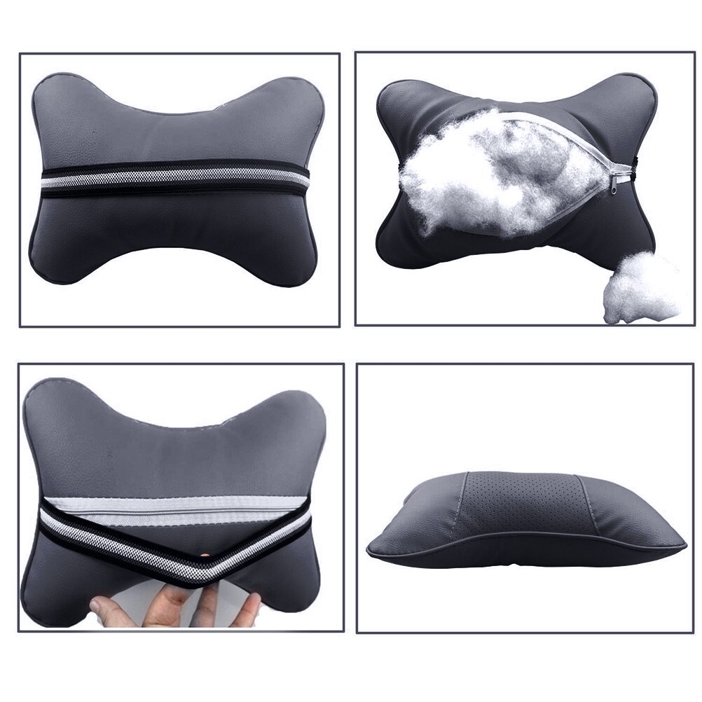 Travesseiro de pescoço para carro, almofada de descanso para cabeça, cabe na maioria dos carros, almofada para descanso de carro, acessórios para interior de carro