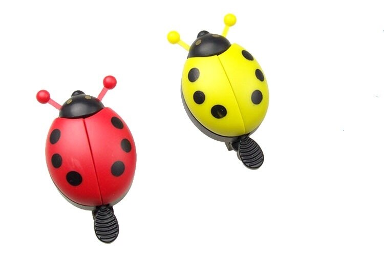 bike bell Ring Beetle Cartoon Cycling Bell Lovely Kids Ladybug Bell Ring for Bike Ride Horn Alarm bicycle Accessories
