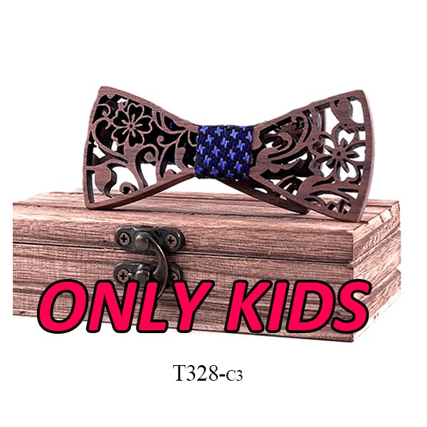 Adult and kids Wooden bow tie Set ties for kids necktie bowtie gravata casamento school bow ties for students boy bow ties: SKY BLUE