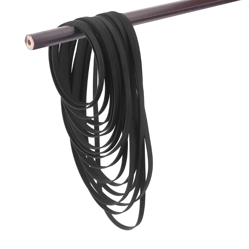 4mm Wide Flat Cassette Tape Machine Belt Assorted Common Belt for Recorder Walkman Repeater DVD Drive Rubber Belt