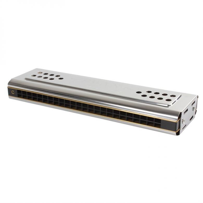 Swan 24 Holes Key Of C&G Double Side Tremolo Harmonica