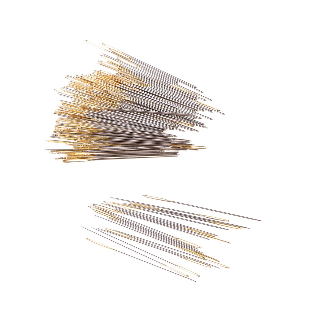 100 Pcs Aiguilles à Broderie Il Grand Point De Croix Tapisserie Aiguilles à Broyer 26